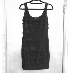 Tiered Bandage Dress with Lace Detail